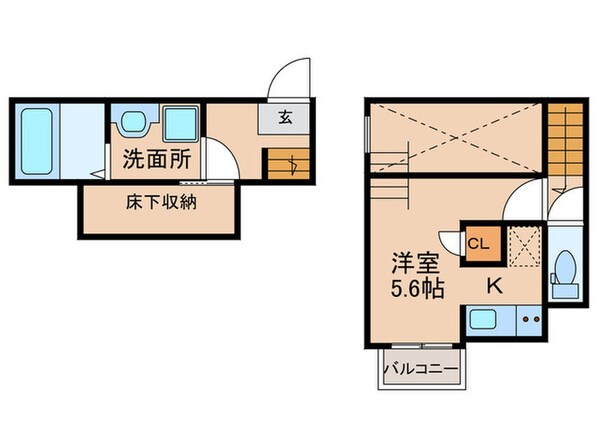 CB久留米シニフィアンの物件間取画像